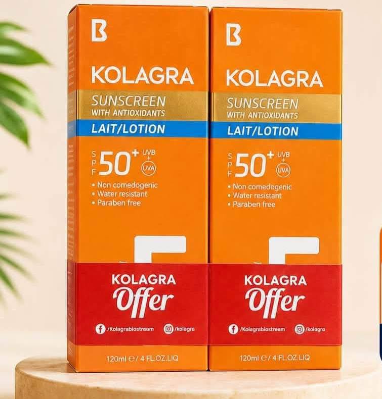 عرض صن سكرين جل كريم كولاجرا 50ml