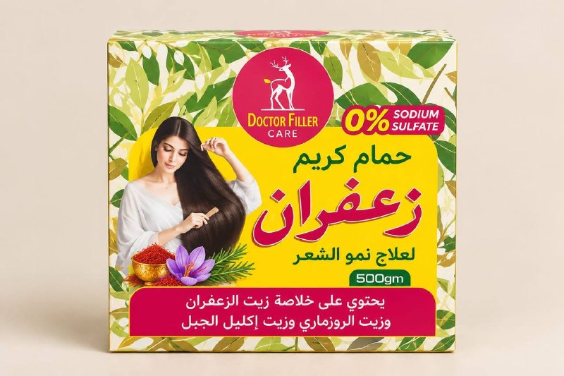 حمام كريم زعفران دكتور فيلر